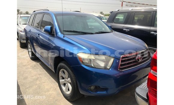 Buy Import Toyota Highlander Blue Car in Import - Dubai in Artibonite Buy Import Toyota Highlander Blue Car in Import - Dubai in Artibonite